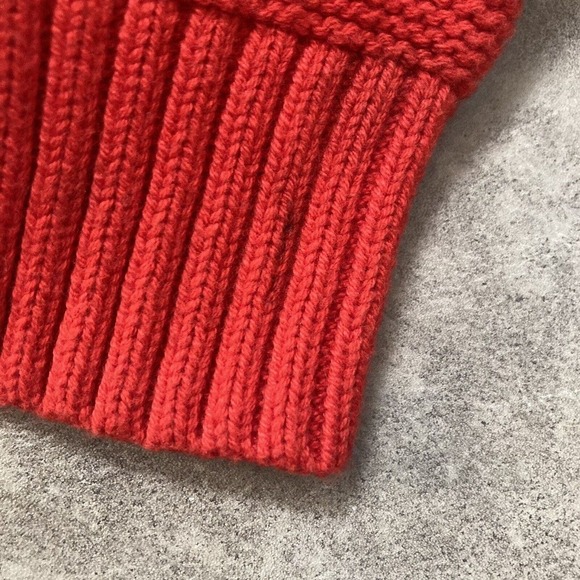 J. Crew Sweater Womens Size Small Red Classic Crewneck Knit Holiday - Picture 5 of 12